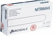 Купить перчатки archdale nitrimax смотровые нитриловые нестерильные неопудренные текстурные размер хs, 100 шт белые в Семенове