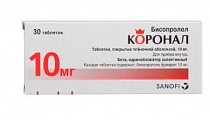 Купить коронал, таблетки, покрытые пленочной оболочкой 10мг, 30 шт в Семенове