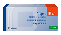 Купить аторис, таблетки, покрытые пленочной оболочкой 10мг, 90 шт в Семенове