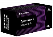 Купить дротаверин медисорб, таблетки 40мг 60 шт. в Семенове