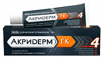 Купить акридерм гк, мазь для наружного применения 0,05%+0,1%+1%, туба 15г в Семенове