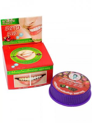 Купить 5 star cosmetic (5 стар косметик) зубная паста травяная с экстрактом мангостина, 25г в Семенове