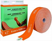 Купить лента (тейп) кинезиологическая sfm-plaster на хлопковой основе 5см х 3,2м оранжевый в Семенове
