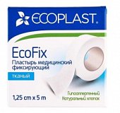 Купить ecoplast ecoplast медицинский фиксирующий тканый 1,25см х 5м в Семенове