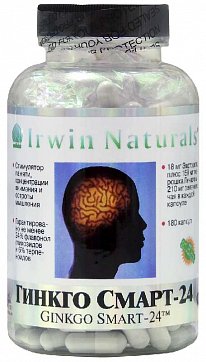 Гинкго Смарт-24, капсулы 478мг, 180 шт БАД