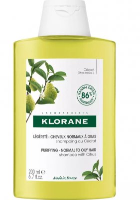 Купить klorane (клоран) шампунь тонизирующий с мякотью цитрона, 200мл в Семенове