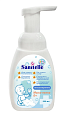 Купить sanitelle (санитель) мыло-пенка детское с экстрактом корня мыльнянки 0+, 250 мл в Семенове