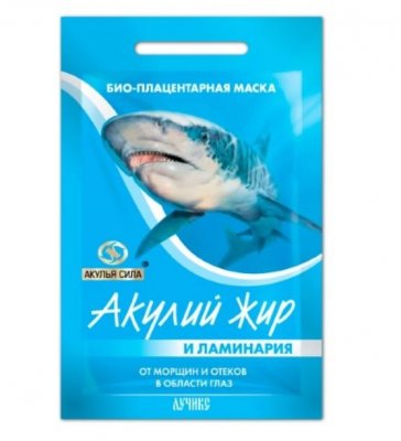 Купить акулья сила акулий жир маска для глаз плацентарная ламинария 1шт в Семенове