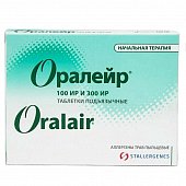 Купить оралейр, таблетки подъязычные 100ир 3 шт + 300ир, 28 шт от аллергии в Семенове