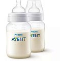 Купить avent (авент) бутылочка для кормления anti-colic 1 месяц+ 260 мл 2 шт scf103/02 в Семенове