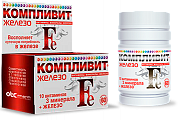 Купить компливит железо, таблетки, покрытые оболочкой 525мг, 60 шт бад в Семенове
