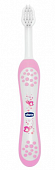 Купить chiccо (чикко) щетка зубная для детей от 6 до 36 месяцев, мягкая, цвет розовый в Семенове