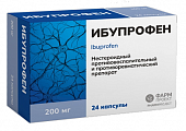Купить ибупрофен, капсулы 200мг 24шт в Семенове