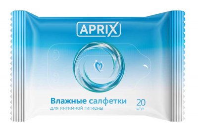 Купить априкс (aprix) салфетки влажные для интимной гигиены 20шт в Семенове
