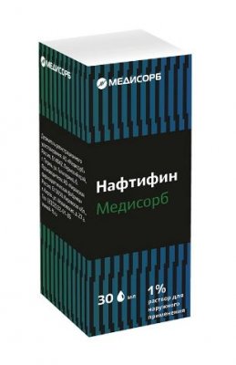 Купить нафтифин медисорб, раствор для наружного применения 1%, 30 мл в Семенове