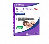 Купить мелатонин эвалар, таблетки, покрытые пленочной оболочкой 3мг, 40 шт в Семенове