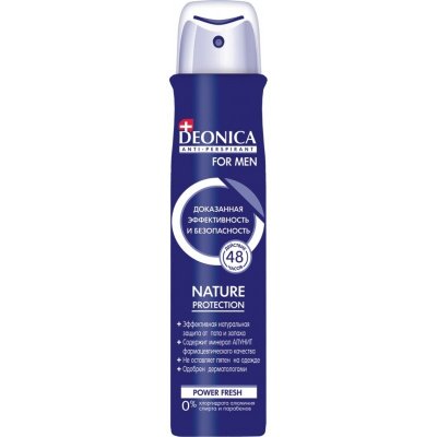 Купить deonica (деоника) дезодорант-спрей nature protection для мужчин, 200мл в Семенове