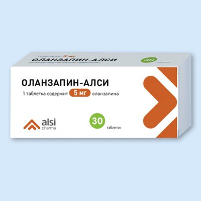 Купить оланзапин-алси, таблетки 5мг, 30 шт в Семенове