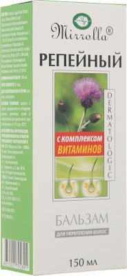 Купить мирролла репейное бальзам для укрепления волос комплекс витаминов 150 мл в Семенове