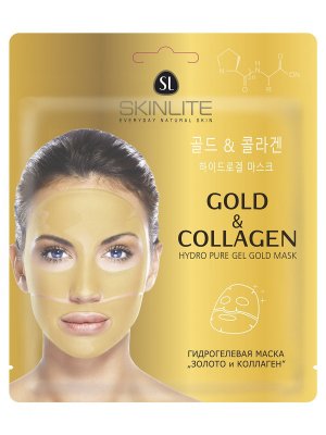 Купить skinlite (скинлайт) маска для лица гидрогелевая золото и коллаген, 1 шт в Семенове