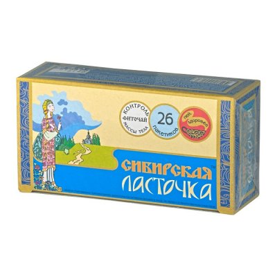 Купить чай сибирская ласточка, фильтр-пакет 1,5г, 26 шт бад в Семенове