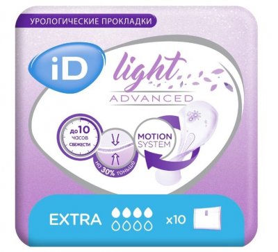 Купить айди (id light) прокладки урологические extra, 10 шт в Семенове