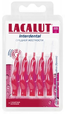 Купить lacalut (лакалют) ершик для зубные, интердентал размер xxs d 1,7мм, 5 шт в Семенове