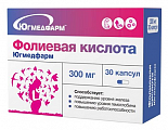 Купить фолиевая кислота югмедфарм, капсулы массой 300мг 30шт бад в Семенове
