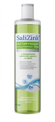 Купить салицинк (salizink) мицеллярная вода для жирной и комбинированной  кожи, 315 мл в Семенове