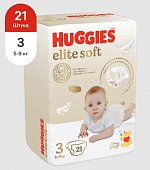 Купить huggies (хаггис) подгузники elitesoft 5-9кг 21 шт в Семенове
