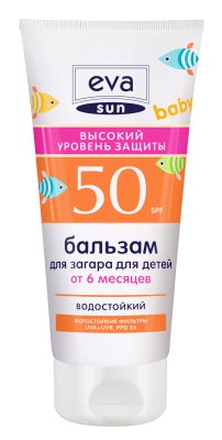 Купить eva sun (ева сан) бальзам для загара для детский с 6 месяцев, 150мл spf50 в Семенове