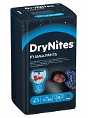 Купить huggies drynites (драйнайтс) трусики одноразовые ночные для мальчиков 4-7 лет, 10 шт в Семенове