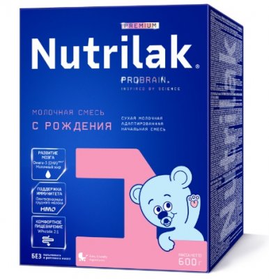 Купить нутрилак премиум 1 (nutrilak premium 1) молочная смесь с рождения, 600г в Семенове