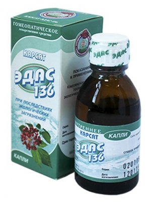 Купить эдас-136 карсат (радиация), капли для приема внутрь гомеопатические, 25мл в Семенове