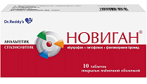 Купить новиган, таблетки покрытые пленочной оболочкой 400мг, 10шт в Семенове