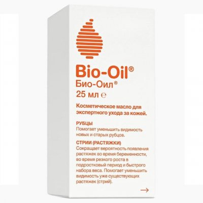 Купить bio-oil (био-оил), масло косметическое против шрамов и растяжек, неровного тона, 25мл в Семенове