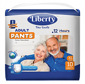 Купить liberty premium pants (либерти премиум пантс) подгузники-трусики для взрослых одноразовые xl 10шт в Семенове