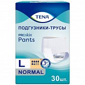 Купить tena proskin pants normal (тена) подгузники-трусы размер l, 30 шт в Семенове
