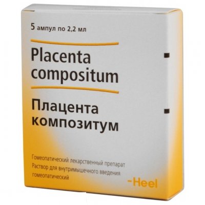 Купить плацента композитум, раствор для внутримышечного введения гомеопатический 2,2мл, ампулы 5шт в Семенове