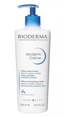 Купить bioderma atoderm (биодерма атодерм) крем для лица и тела с помпой 500мл в Семенове
