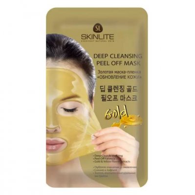 Купить skinlite (скинлайт) маска-пленка золотая обновление кожи, 15мл в Семенове