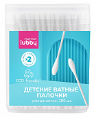 Купить mama lubby (мама лабби) ватные палочки детские ультратонкие 180шт, 29852 в Семенове