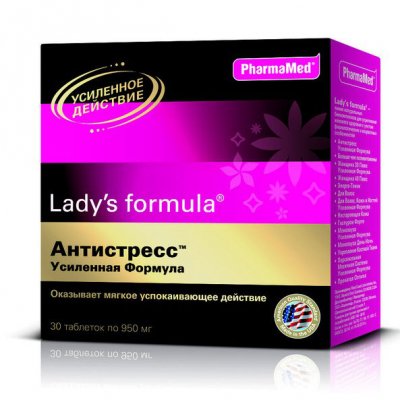 Купить lady's formula (леди-с формула) антистресс усиленная формула, таблетки 30шт бад в Семенове