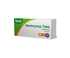 Купить нимесулид-тева, таблетки 100мг, 20шт в Семенове