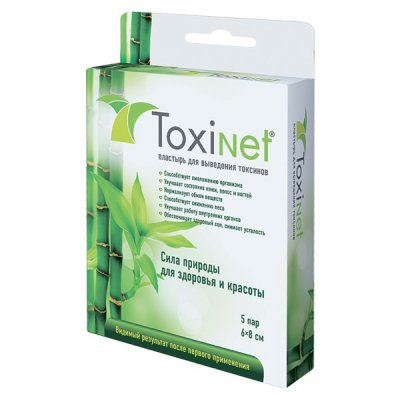 Купить пластырь toxinet (токсинет) для выведения токсинов 6х8см, 5 шт в Семенове