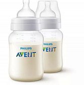 Купить avent (авент) бутылочка для кормления anti-colic 1 месяц+ 260 мл 2 шт scf103/02 в Семенове