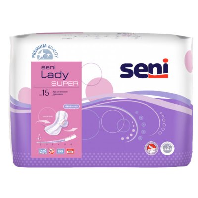 Купить seni lady (сени леди) прокладки урологические супер 15шт в Семенове
