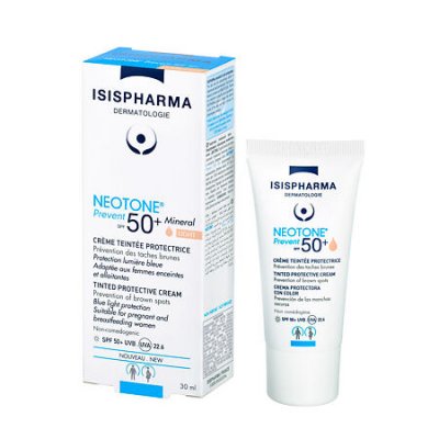 Купить isispharma (исис фарма) neotone prevent крем тонирующий защитный от пигментных пятен 30мл spf50+ в Семенове