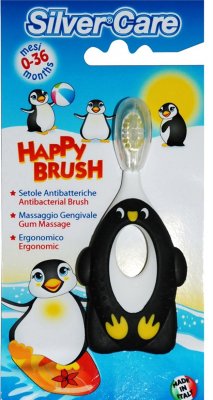 Купить silver care happy brush (сильвер кеа) зубная щетки 6-36 месяцев в Семенове