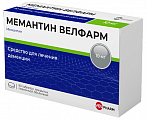 Купить мемантин велфарм, таблетки, покрытые пленочной оболочкой 10мг, 90 шт в Семенове